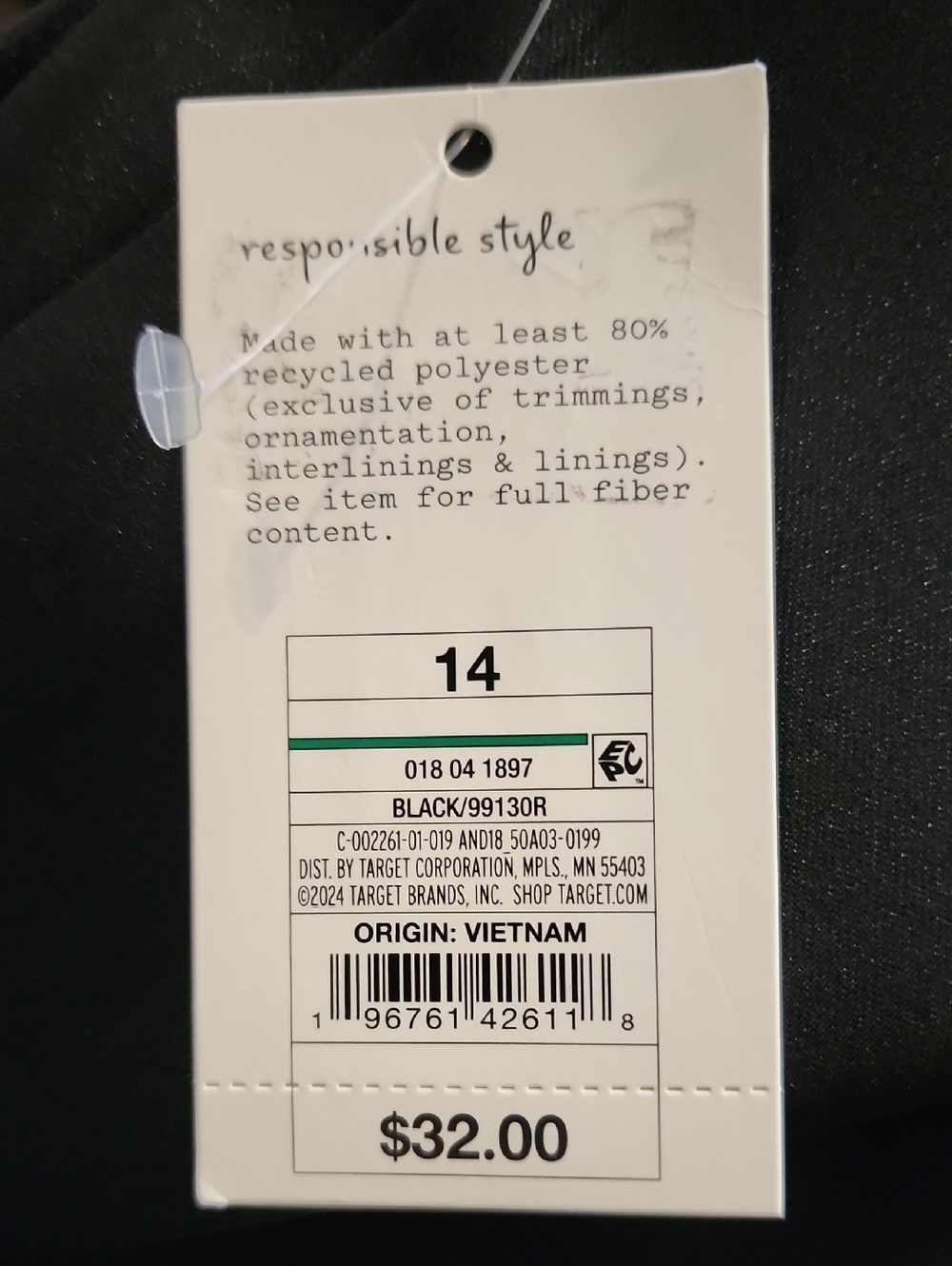 a new day Women's Elegant Black Trousers - Picture 7 of 9